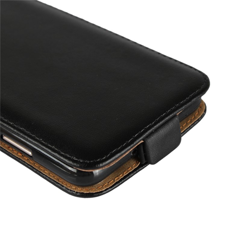 Genuine Leather Vertical Shell Case for Huawei P20 - Black-7