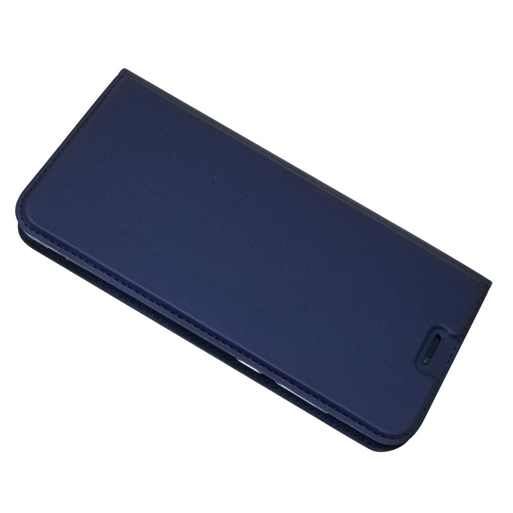 Magnetisches Adsorption Leder Stehen Telefongehäuse Mit Kartensteckplatz Für Huawei P20 Pro - Dunkelblau-5