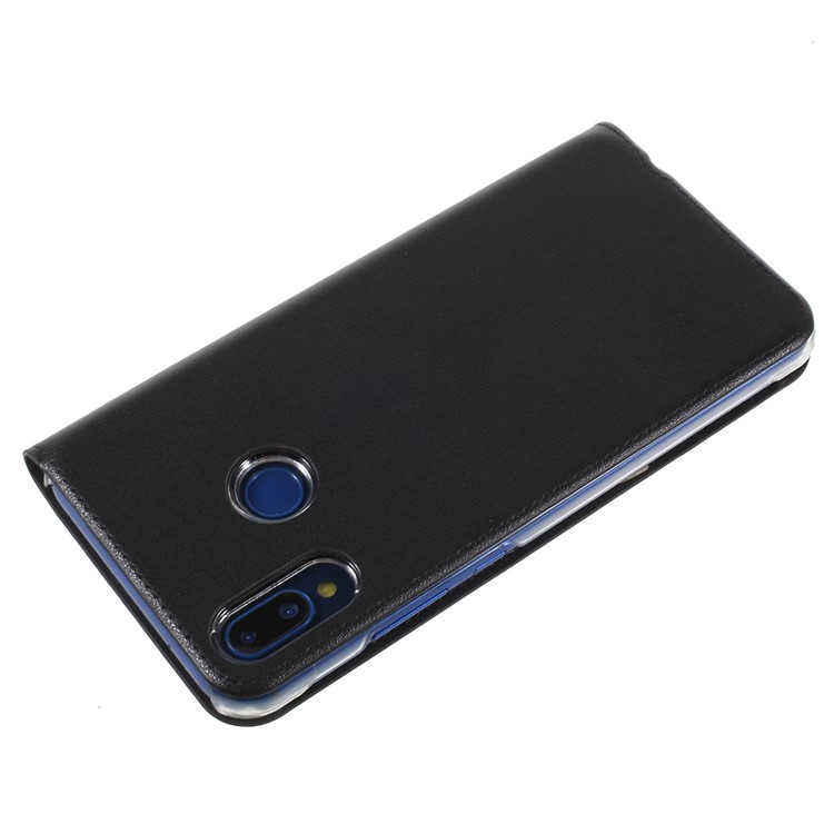View Window Flip Leather Phone Case for Huawei P20 Lite/Nova 3e (China) - Black-5