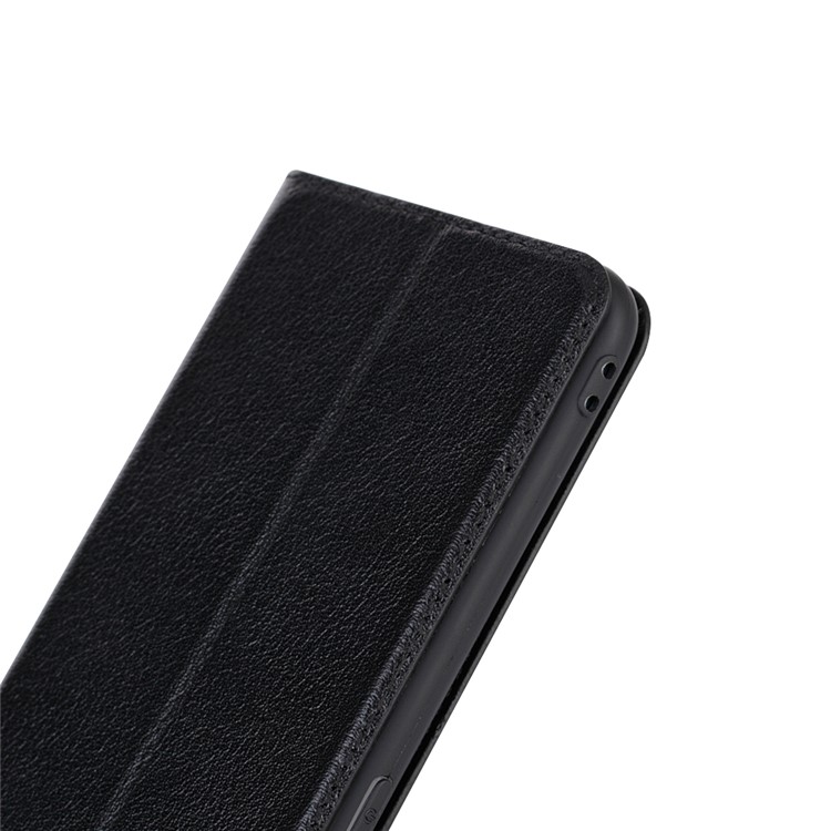 For Huawei Honor 10 View Window Genuine Leather Auto Wake Up / Sleep Stand Protective Mobile Casing - Black-4