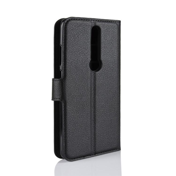 Litchi Skin Wallet Leather Stand Case for Huawei Mate RS Porsche Design - Black-6