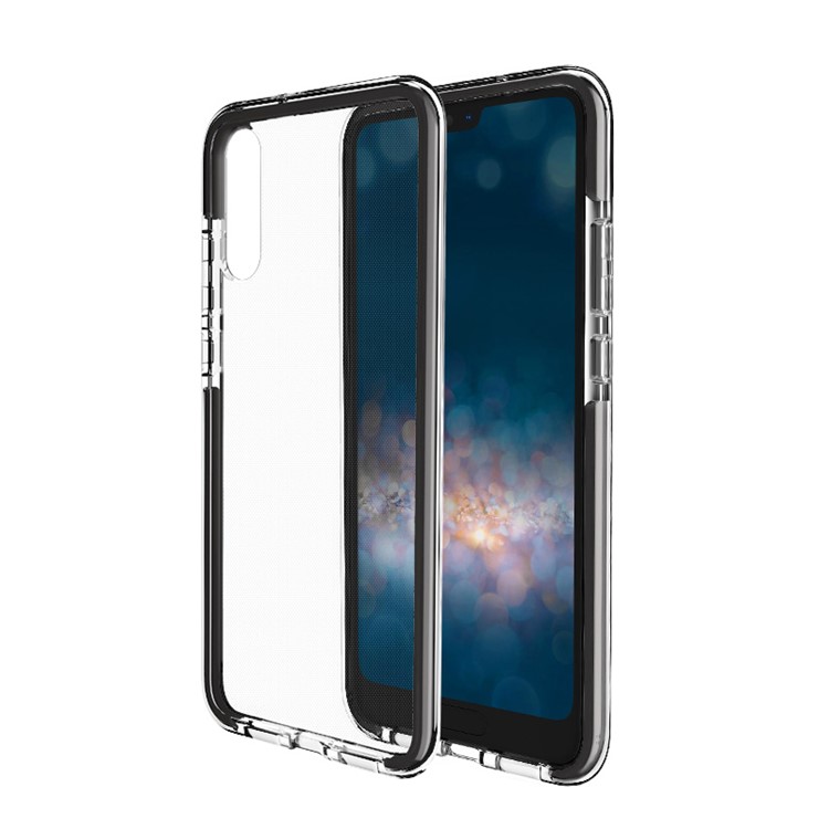 ROCK Guard Series TPU + TPE Back Phone Case for Huawei P20 - Black-1