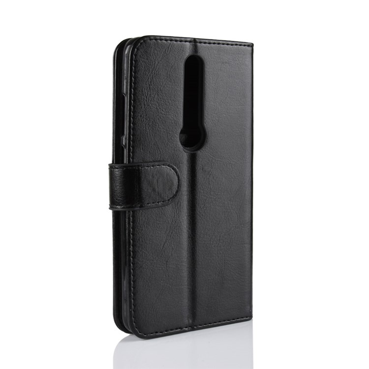 Crazy Horse Texture Wallet Stand Leather Case for Huawei Mate RS Porsche Design - Black-8