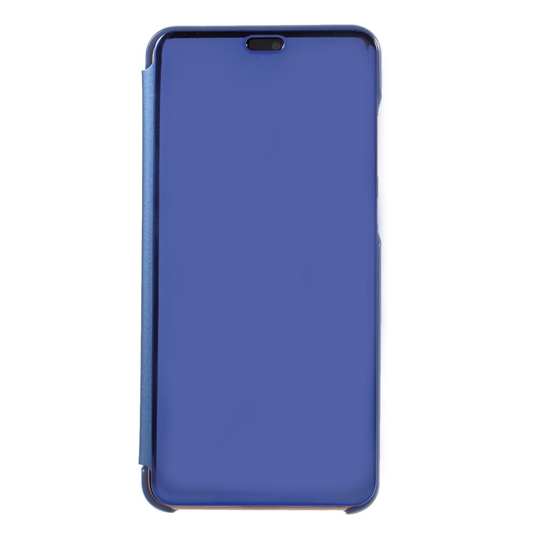 Plated Mirror Surface Leather Phone Case With Stand For Huawei P20 Plated Mirror Surface Leather Phone Case With Stand For Huawei P20 Pro Baby Blue