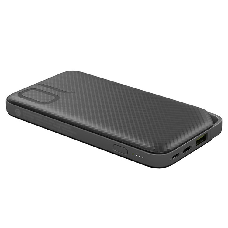 HUAWEI HONOR AP08QL 10000mAh Type-C Micro USB Dual Input Fast Charge Backup Battery Charger with LED Indicator Light for Huawei Mate 9 Pro/Huawei P9 Plus Etc - Black-5