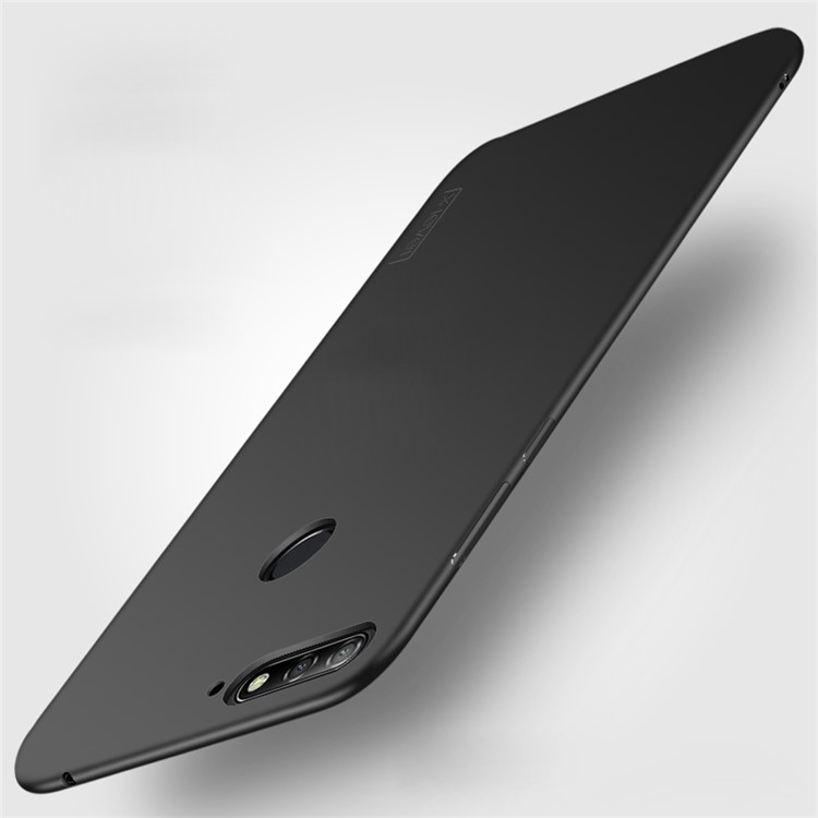X-LEVEL Ultra-thin Frosted TPU Gel Case for Huawei Enjoy 8E / Honor 7A Pro / Honor 7A (with Fingerprint Sensor) - Black-1