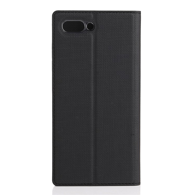 VILI DMX Cross Texture Card Holder Leather Stand Case Cover for Huawei Honor 10 - Black-3