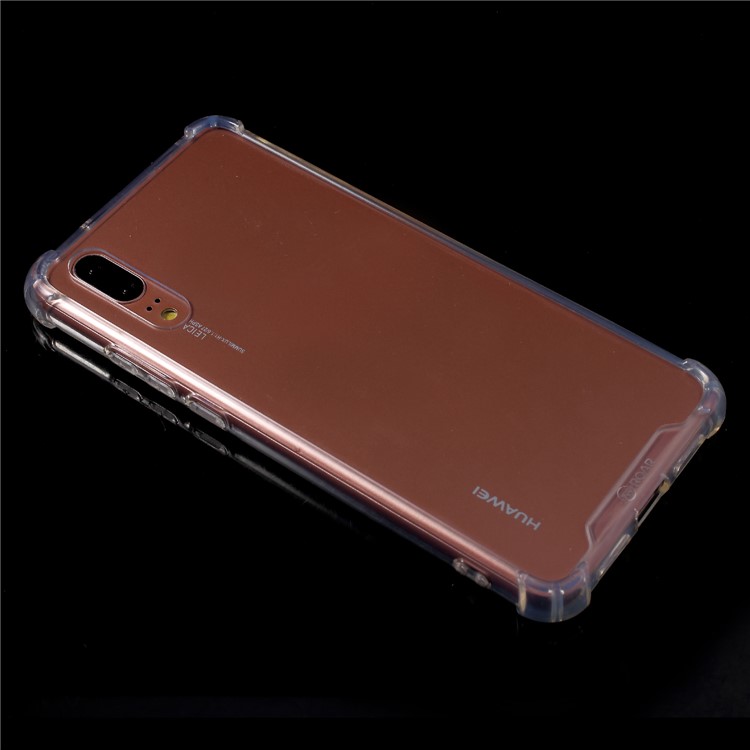 ROAR KOREA Hybrid Clear Acrylic Back + TPU Edge Shockproof Protection Case for Huawei P20-3