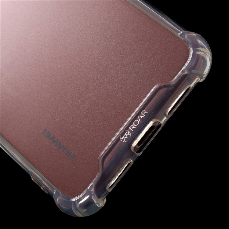 ROAR KOREA Hybrid Clear Acrylic Back + TPU Edge Shockproof Protection Case for Huawei P20-5