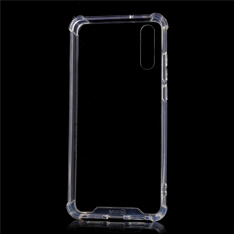 ROAR KOREA Hybrid Clear Acrylic Back + TPU Edge Shockproof Protection Case for Huawei P20-6
