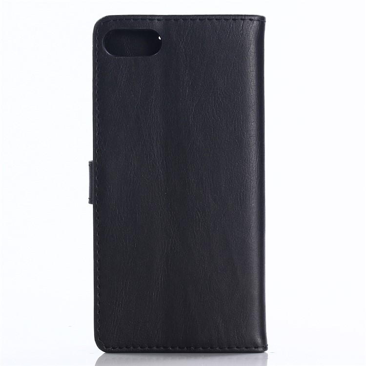 Crazy Horse Texture Retro Style Leather Wallet Case for Huawei Honor 10 - Black-2