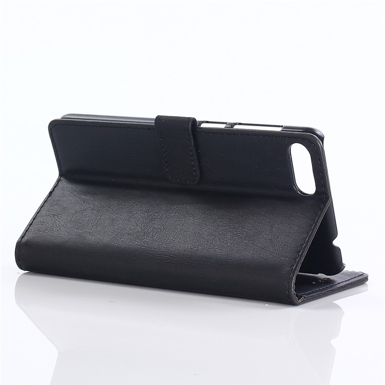 Crazy Horse Texture Retro Style Leather Wallet Case for Huawei Honor 10 - Black-4