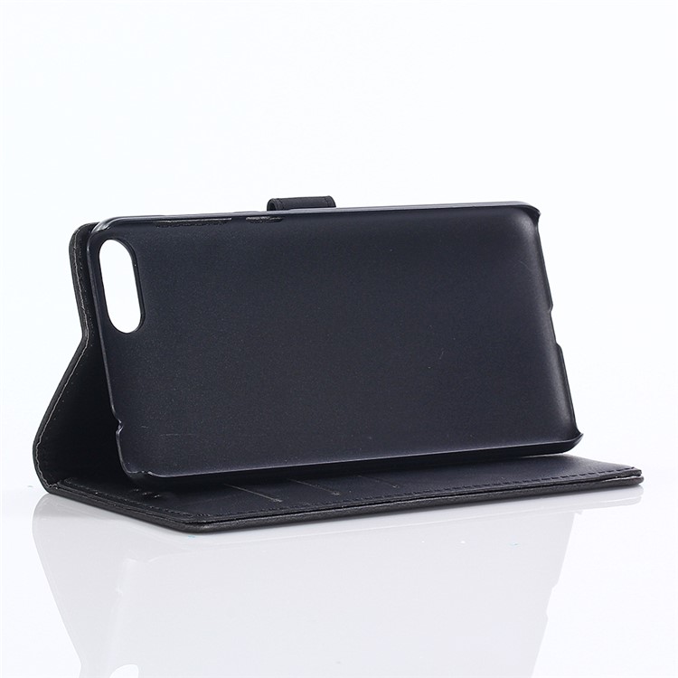 Crazy Horse Texture Retro Style Leather Wallet Case for Huawei Honor 10 - Black-5
