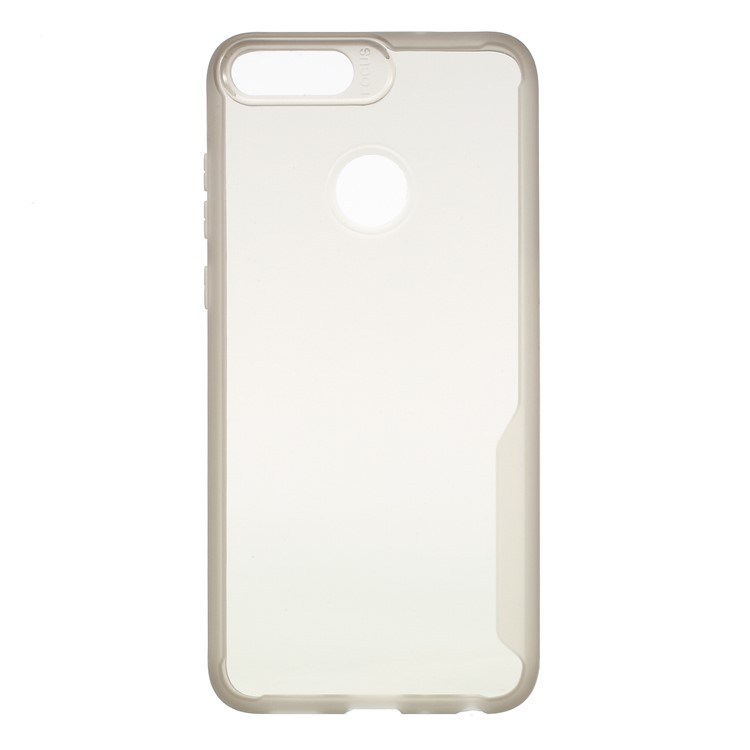 A Caixa Macia Do Telefone De TPU Da Absorção De Choque Para O Huawei P Esperto / Aprecia 7S - Cinzento-1
