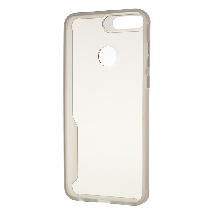 A Caixa Macia Do Telefone De TPU Da Absorção De Choque Para O Huawei P Esperto / Aprecia 7S - Cinzento-3