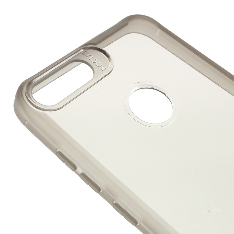 A Caixa Macia Do Telefone De TPU Da Absorção De Choque Para O Huawei P Esperto / Aprecia 7S - Cinzento-4