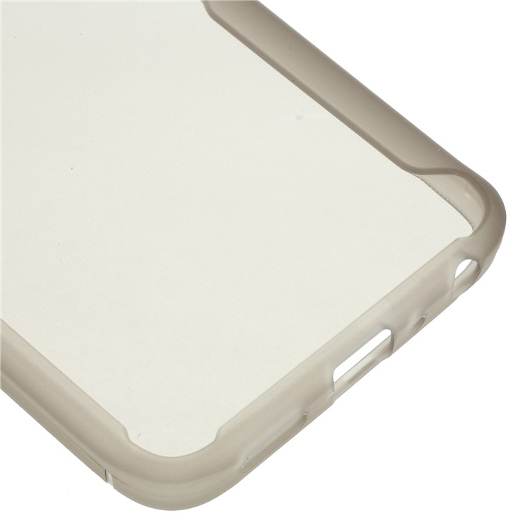 A Caixa Macia Do Telefone De TPU Da Absorção De Choque Para O Huawei P Esperto / Aprecia 7S - Cinzento-5