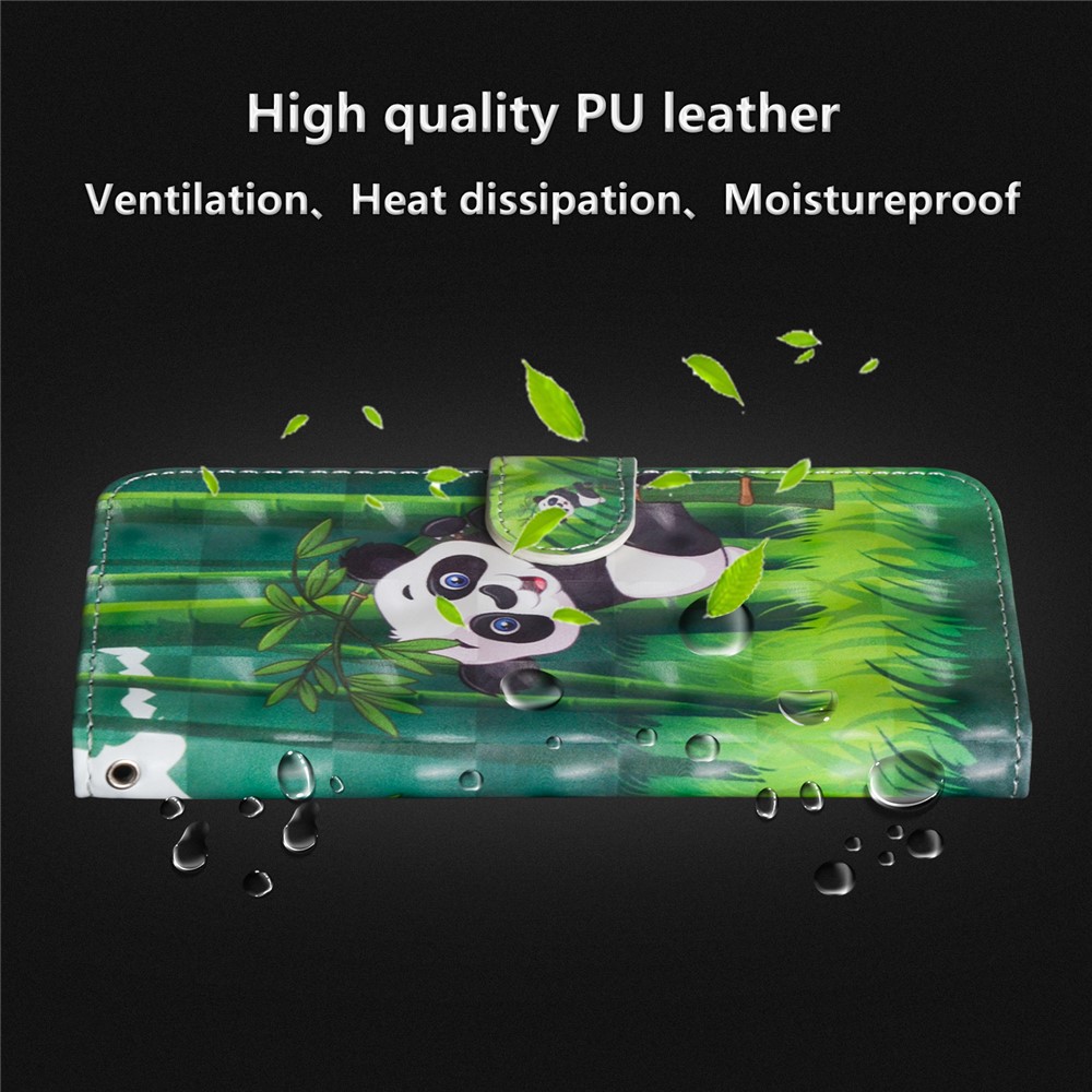 Pattern Printing Wallet Stand Leather Flip Case Cover for Huawei P20 Pro - Panda-11