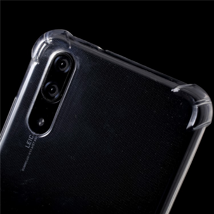 500PCS/Pack Drop-resistant Clear TPU Protection Mobile Phone Shell for Huawei P20-4