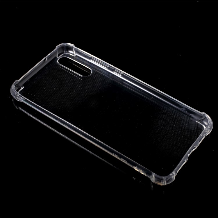 500PCS/Pack Drop-resistant Clear TPU Protection Mobile Phone Shell for Huawei P20-5