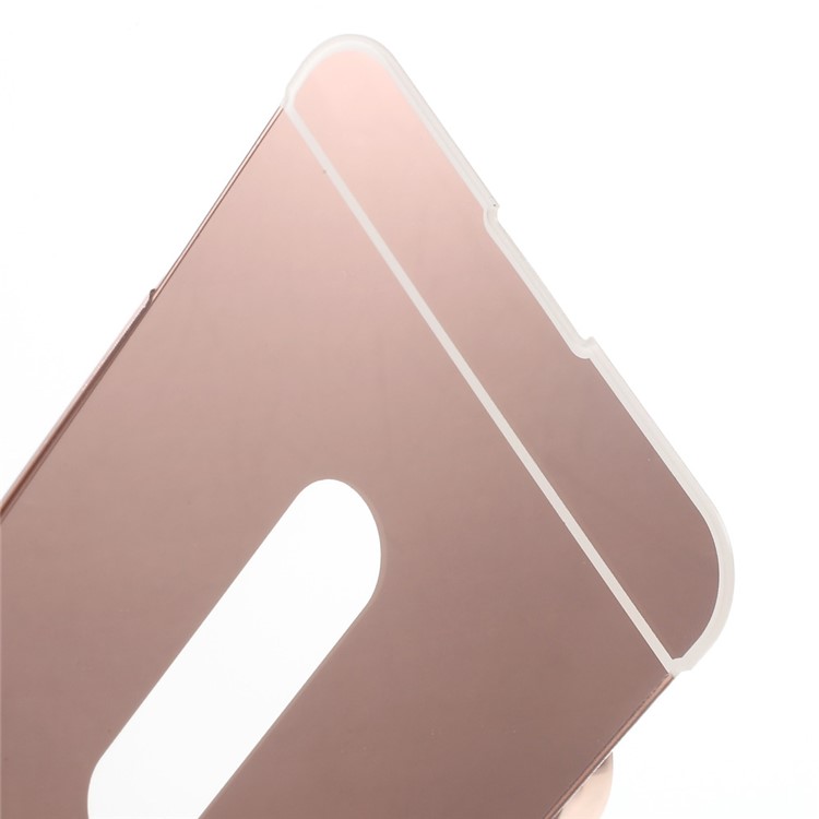 Sliding Metal Frame PC Cover Case for Huawei Nexus 6P - Rose Gold-6
