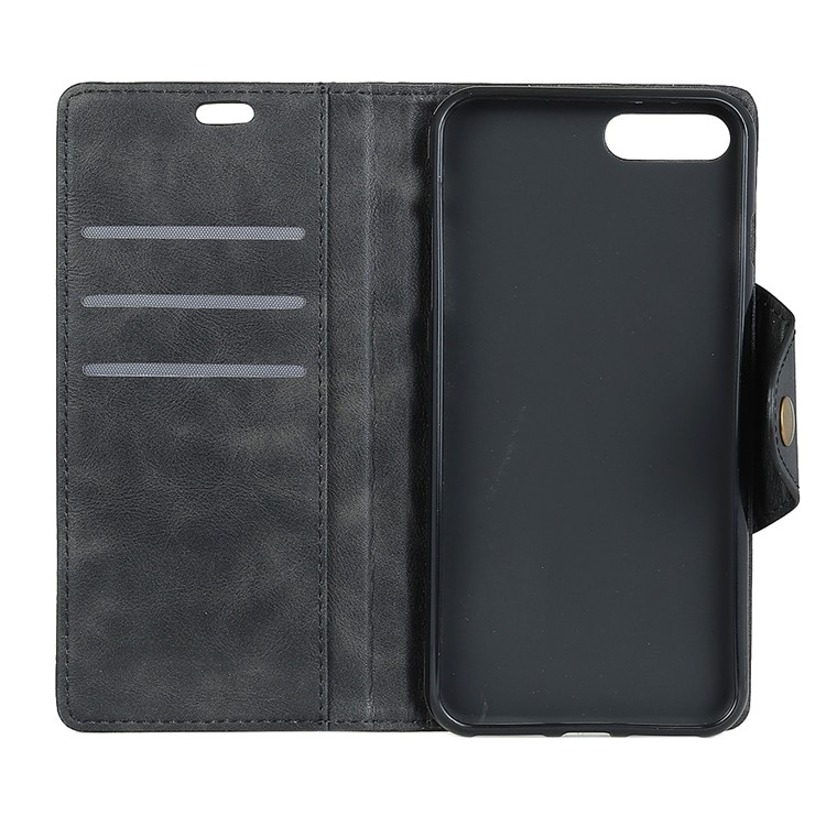 PU Leather Stand Wallet Mobile Phone Cover for Huawei Y5 (2018) - Black-5