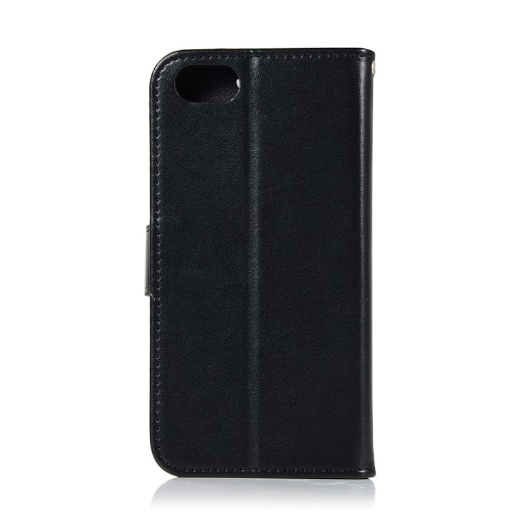 Imprint Owl Dream Catcher Wallet Stand Leather Case for Huawei Y5 (2018) / Y5 Prime (2018) - Black-3
