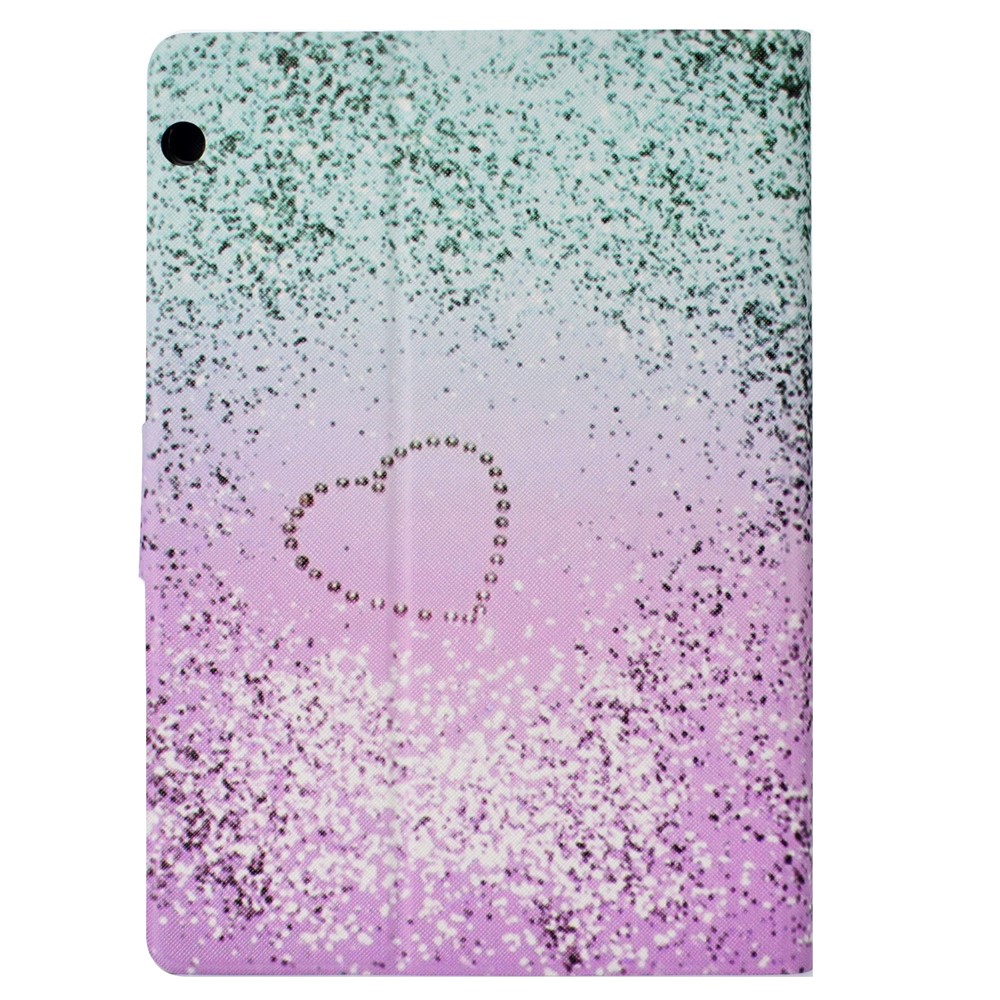 Padrão De Impressão Suporte De Couro Tablet Capa Para Huawei Mediapad T3 10 - Brilho E Coração-3