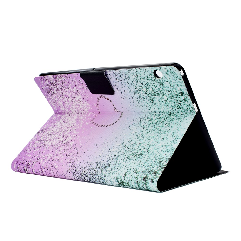 Padrão De Impressão Suporte De Couro Tablet Capa Para Huawei Mediapad T3 10 - Brilho E Coração-4