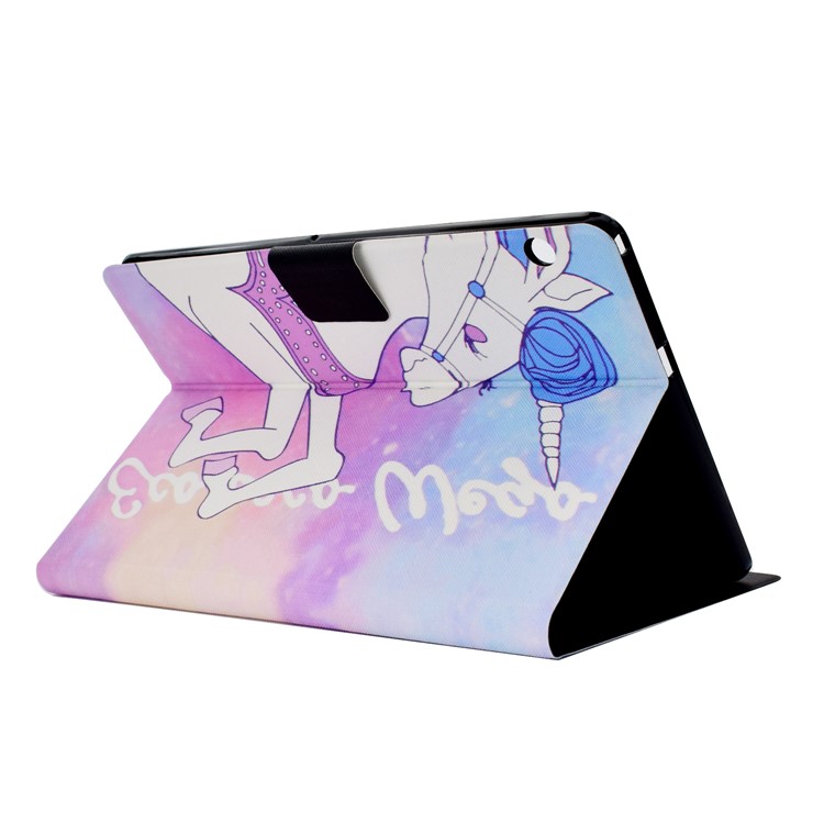 Custodia Protettiva In Pelle Per Huawei Mediapad T3 10 - Unicorno-4