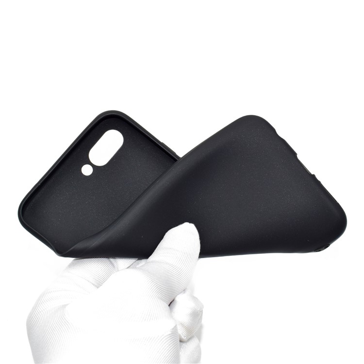 Solid Color Matte Soft TPU Phone Case for Huawei Honor 10 - Black-6