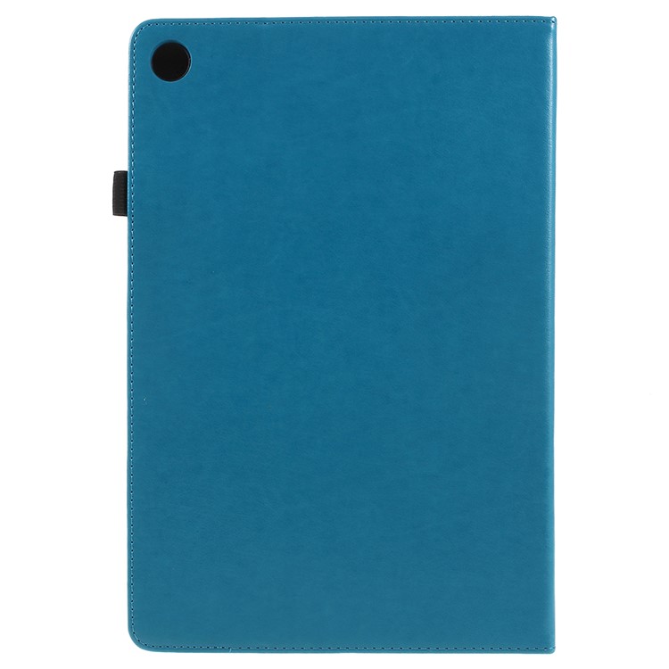 Couverture Mobile De Support De Carte De Stand De Cuir D'unité Centrale Avec La Courroie De Main Pour Huawei Mediapad M5 10 / M5 10 (pro) - Bleu-2