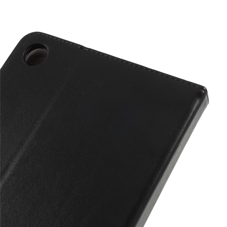 PU Leather Stand Card Slots Case with Hand Strap for Huawei MediaPad M5 8 (8.4-inch) - Black-5