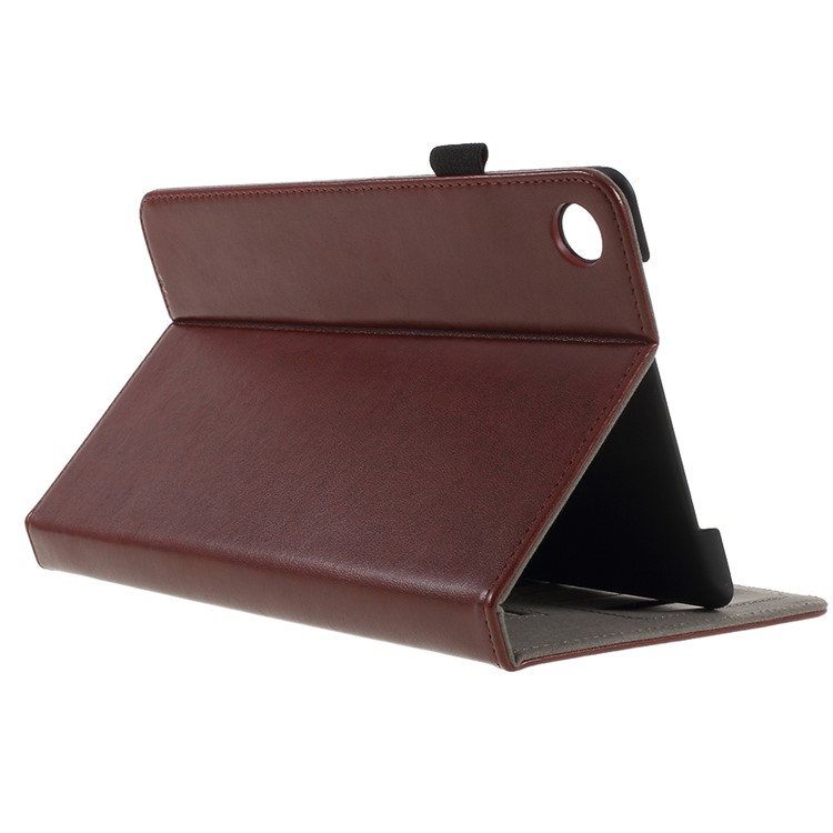 PU-Leder Ständer Kartensteckplätze Handytasche Mit Handschlaufe Für Huawei Mediapad M5 8 (8.4-Zoll) - Braun-4