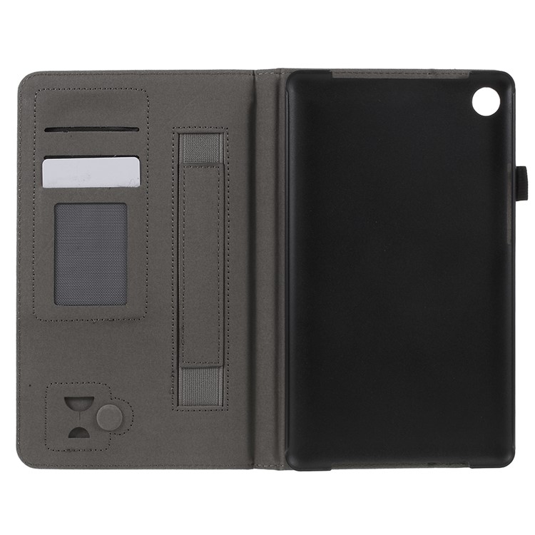 PU-Leder Ständer Kartensteckplätze Handytasche Mit Handschlaufe Für Huawei Mediapad M5 8 (8.4-Zoll) - Braun-5