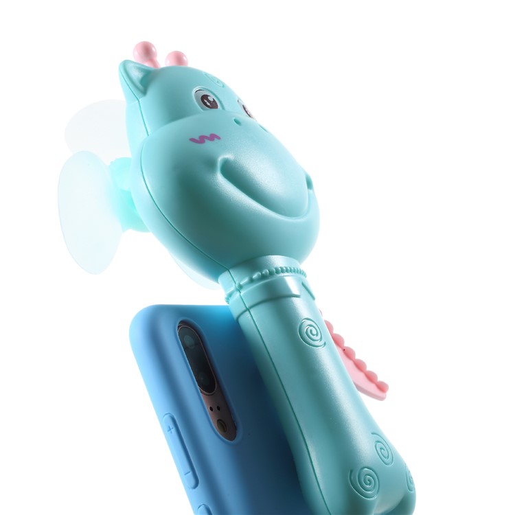 3D Cartoon Deer Fan Pattern TPU Back Case for Huawei P20 - Blue-5