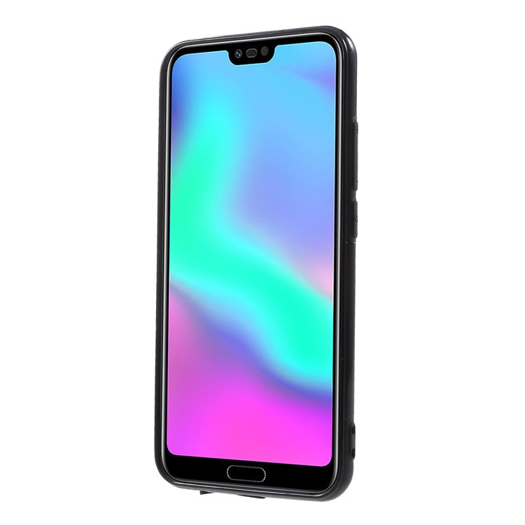 Transparent Acrylic + TPU Hybrid Phone Cover for Huawei Honor 10 - Black-2