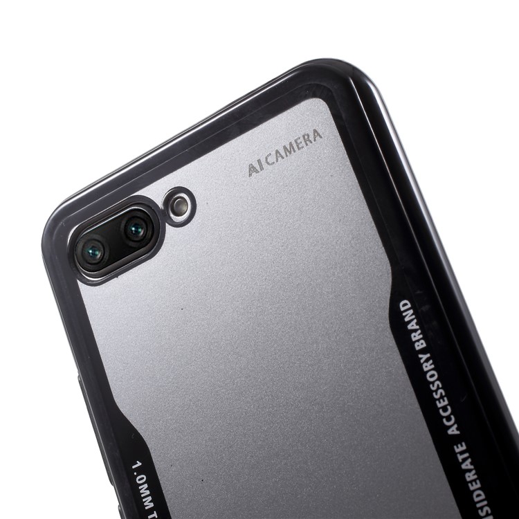 Transparent Acrylic + TPU Hybrid Phone Cover for Huawei Honor 10 - Black-5