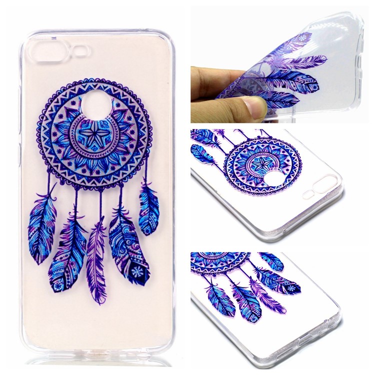 Pattern Printing Soft TPU Cell Phone Shell for Huawei Honor 9i (2018) 5.84-inch - Dream Catcher-1