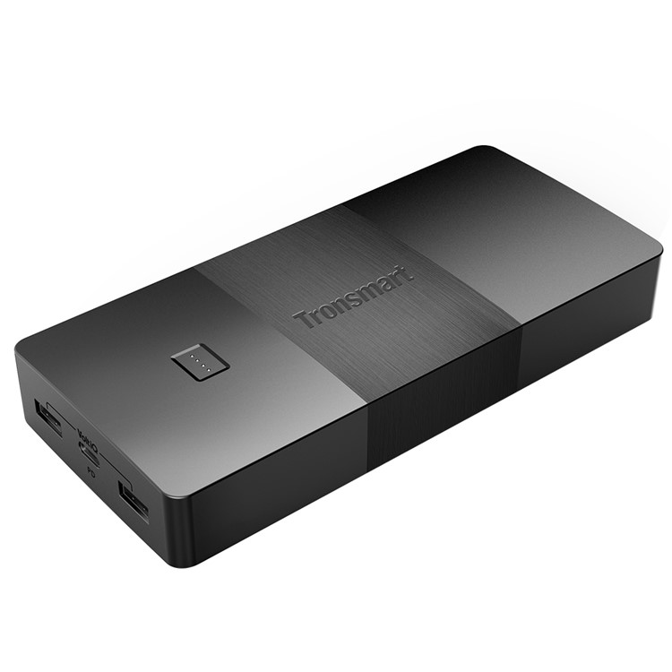 

TRONSMART PBD20 Brio 20100mAh Large Capacity External Power Bank with PD Type-C Port + Two USB Ports