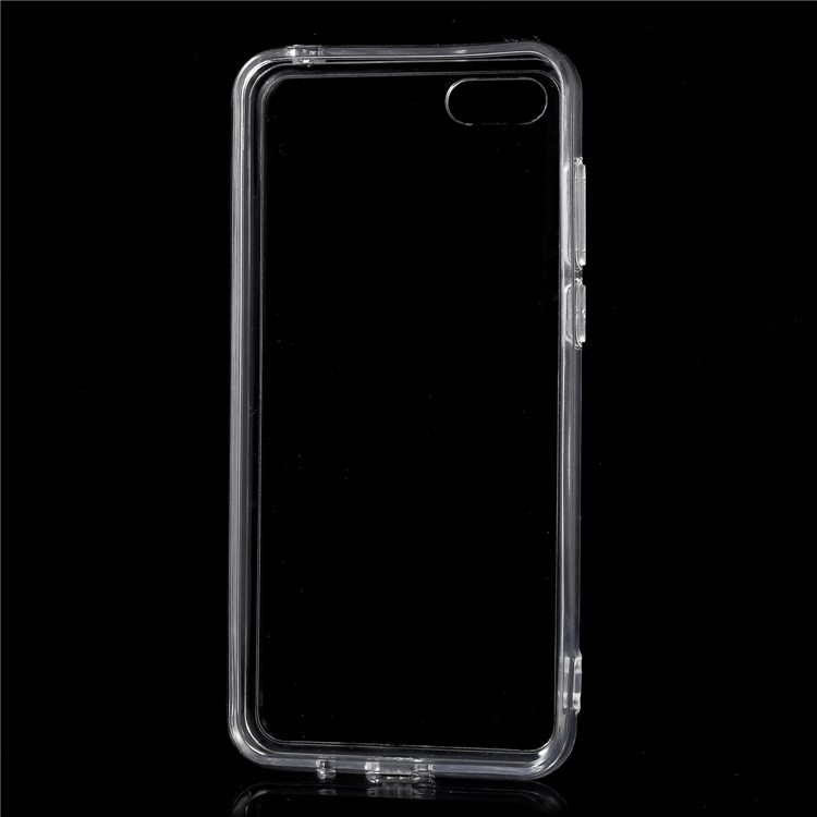Crystal Clear Acrylic+ TPU Hybrid Back Case for Huawei Y5 Prime (2018) / Y5 (2018) / Honor 7s / Play 7 - Transparent-4