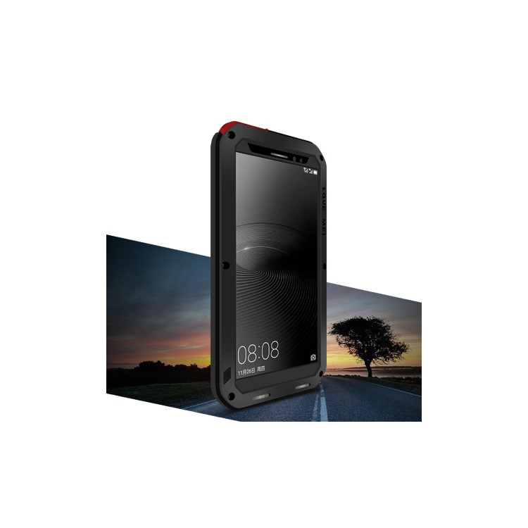 LOVE MEI Shockproof Dropproof Dustproof Case for Huawei Mate 8 / Ascend Mate8 - Black-1