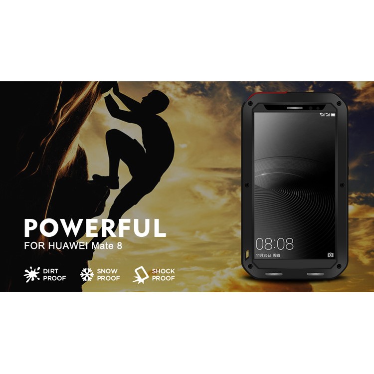 LOVE MEI Shockproof Dropproof Dustproof Case for Huawei Mate 8 / Ascend Mate8 - Black-10