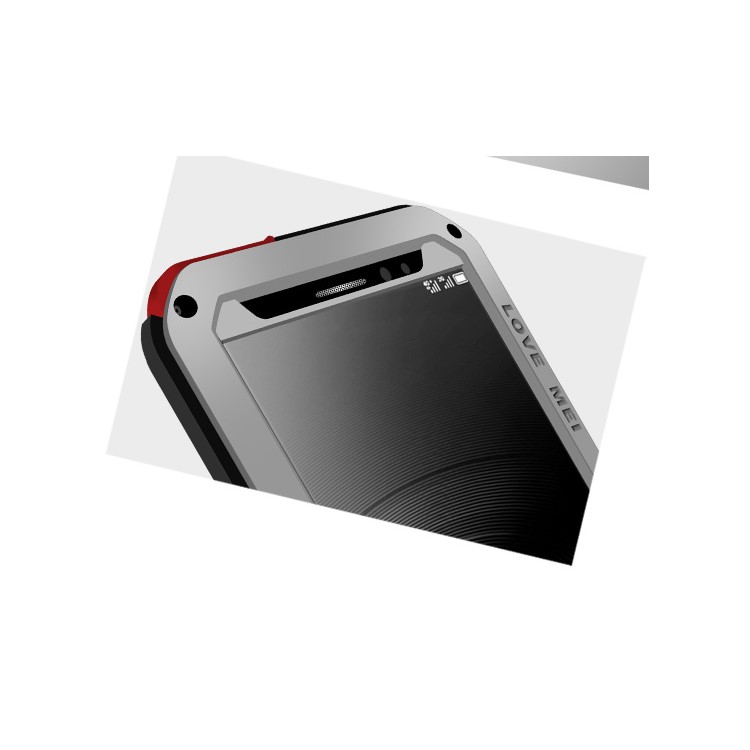 LOVE MEI Shockproof Dropproof Dustproof Shell for Huawei Mate 8 / Ascend Mate8 - Silver-2