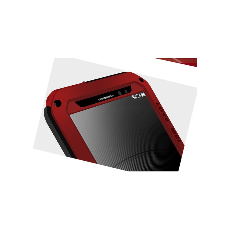 LOVE MEI Shockproof Dropproof Dustproof Case for Huawei Mate 8 / Ascend Mate8 - Red-2