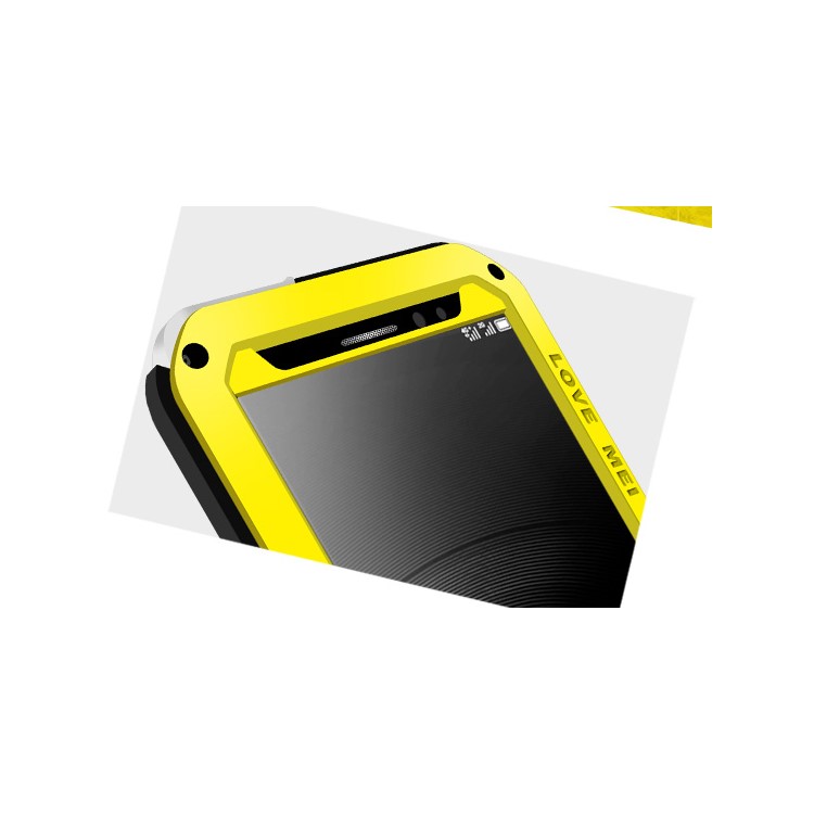 LOVE MEI Shockproof Dropproof Dustproof Case Cover for Huawei Mate 8 / Ascend Mate8 - Yellow-2