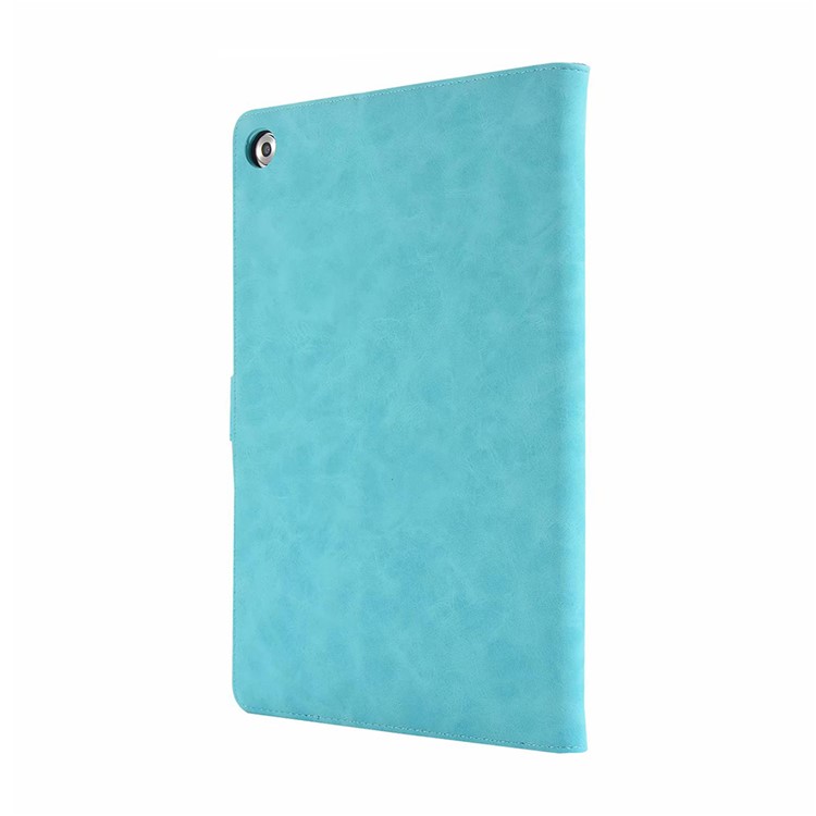 ENKAY Retro Style Matte Finish Smart Card Holders Leather Stand Flip Shell for Huawei MediaPad M5 10 / M5 10 (Pro) - Blue-2