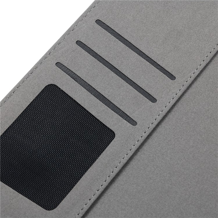 ENKAY Retro Style Matte Finish Smart Card Holders Leather Stand Flip Shell for Huawei MediaPad M5 10 / M5 10 (Pro) - Blue-5