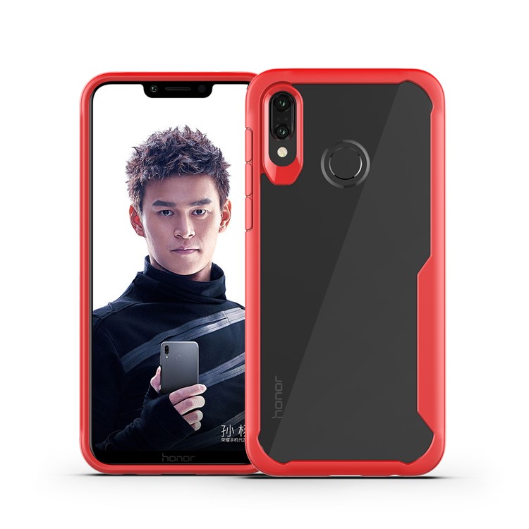 Absorção De Choque PC + TPU Shell Telefone Celular Híbrido Para O Jogo De Honra Huawei - Vermelho-1