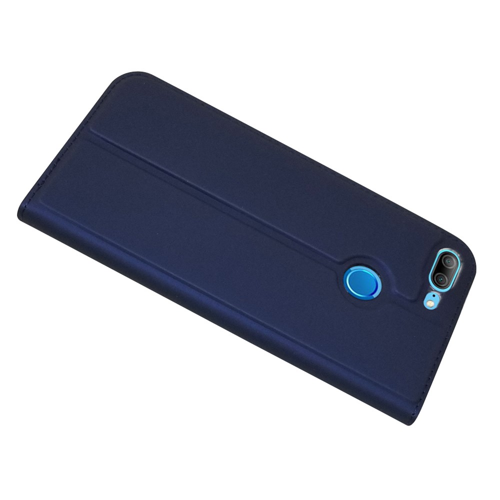 Auto-absorbiert Stand Lederhülle Mit Kartenslot Für Huawei Ehre 9 Lite / Ehre 9 Jugend-Ausgabe - Blau-3